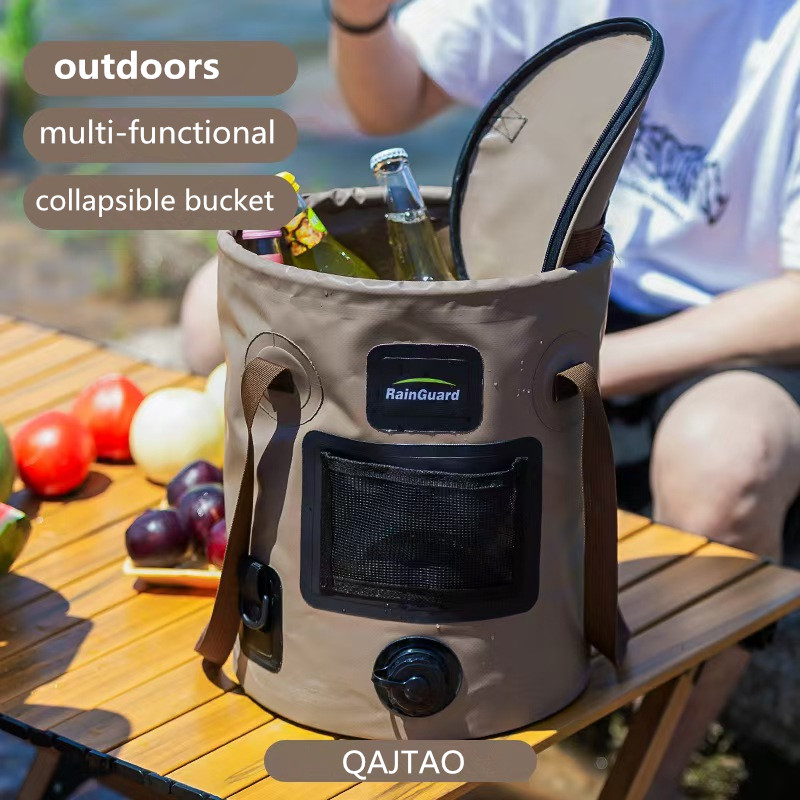 Hydration Pack Outdoor - 25Lポータブル折りたたみバケツ アウトドア旅行用ウォーターストレージバッグ 防水ウォーターバッグ 釣り用品収納