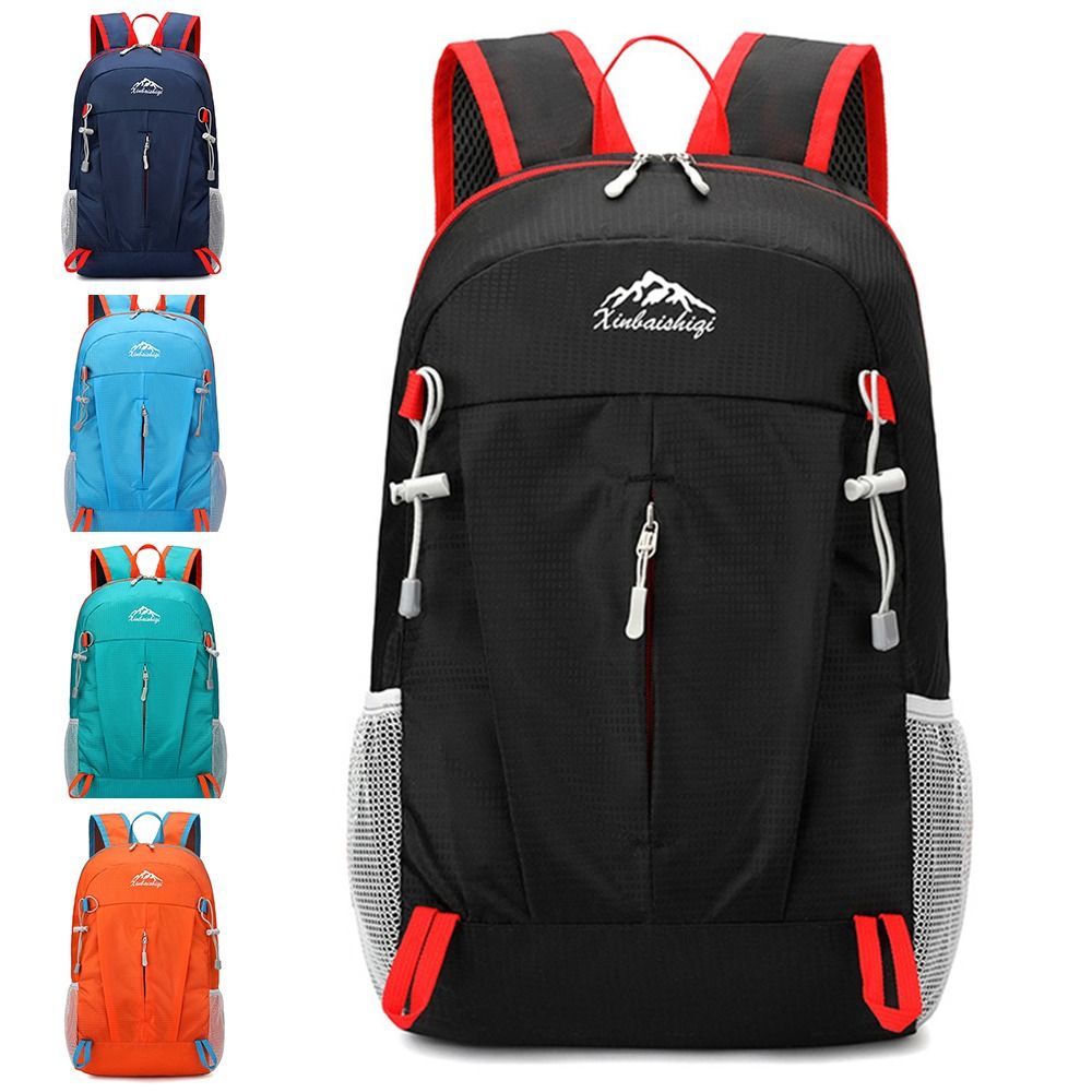 Hiking Backpack Waterproof - 耐久性のある25Lハイキングバックパック、超軽量防水ナイロン生地、キャンプ用バックパック、折りたたみ式スポーツバックパック、登山用バックパック