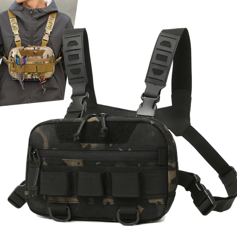 戦術的なチェストリグバックパックキャンプ偵察キットバッグモー - Rucksack Military Style のレビューと価格