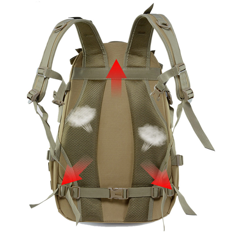35L 戦術的なバックパック防水トレッキング釣り狩猟バックパ - Rucksack Military Style のレビューと価格