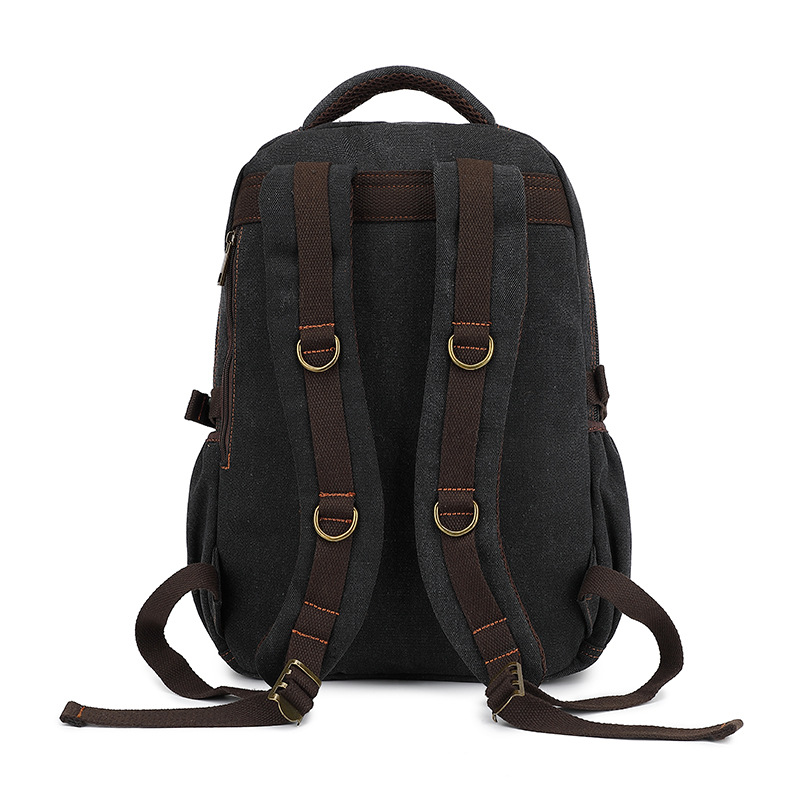 新しいカジュアルなクロスボーダーバックパック、メンズトレンド - Canvas Backpack Casual のレビューと価格