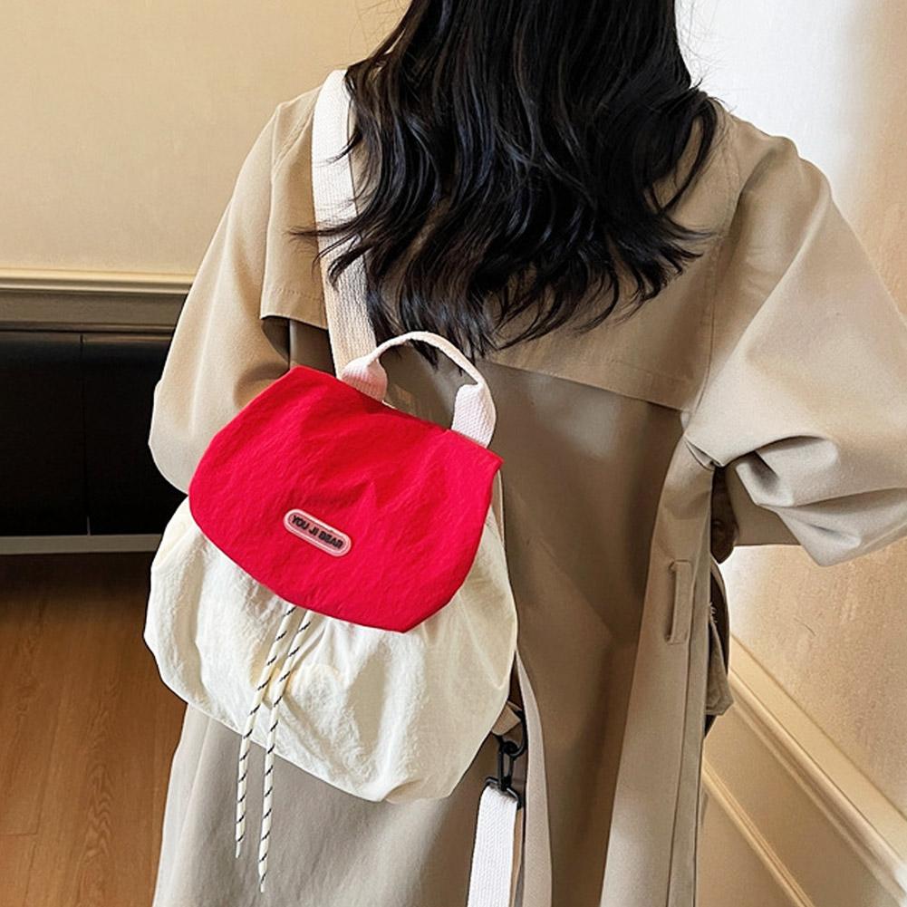 女性用ナイロンバックパック 軽量韓国風スクールバックパック  - Canvas Backpack Casual のレビューと価格
