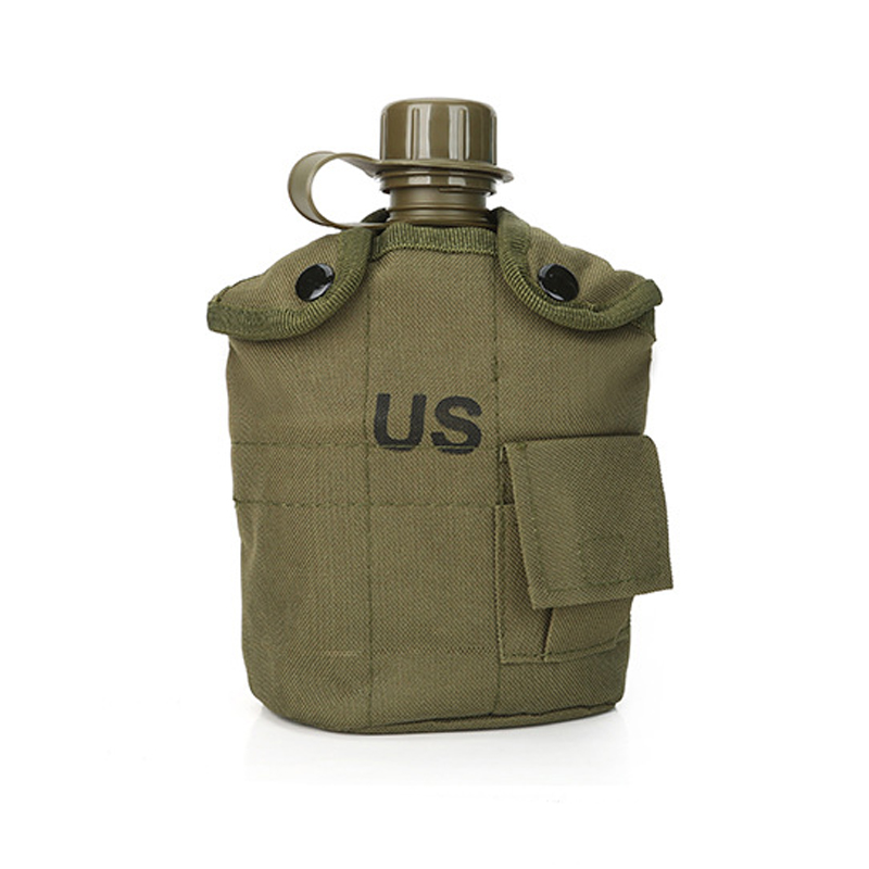 1L 屋外軍事戦術的な水ボトル軍水筒ケトルポーチカップセット - Rucksack Military Style のレビューと価格