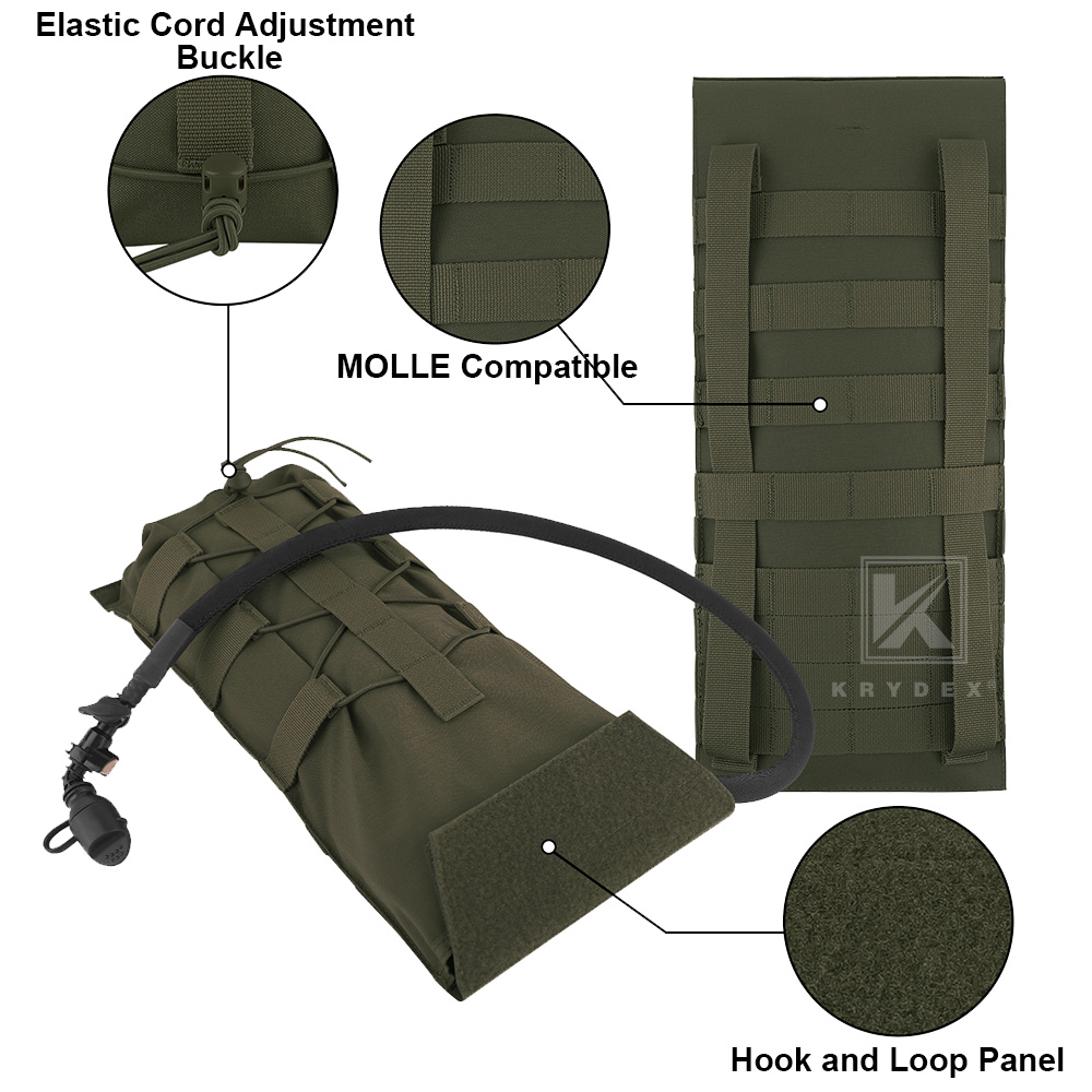 KRYDEX タクティカル 3L ハイドレーションモールパッ - Hydration Pack Outdoor のレビューと価格